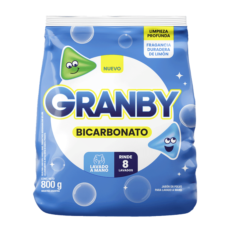 Jabon Polvo GRANBY Regular Limon 800g