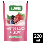 Jabon Liquido SUAVE Frutos Rojos 220ml