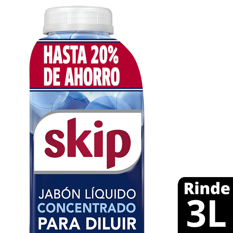 Jabon Liquido SKIP Blanco Supremo Para Diluir 500ml