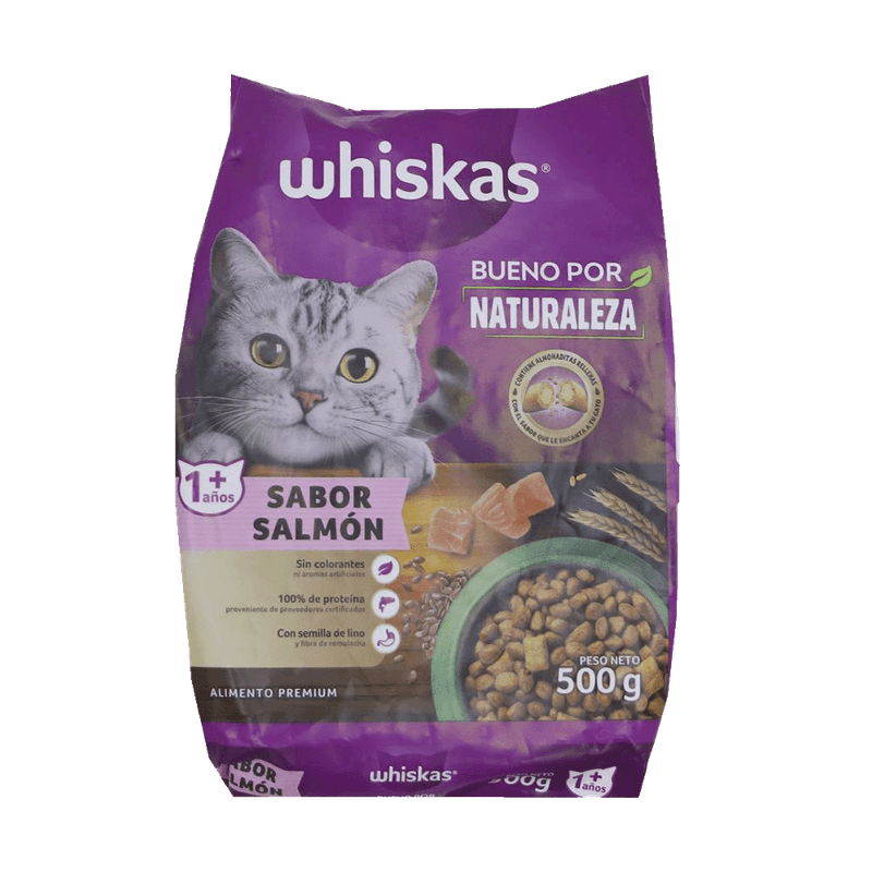 Alimento WHISKAS Salmon Adulto 500g
