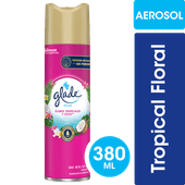 Desodorante Ambiente GLADE Aerosol Tropical Floral 380cc