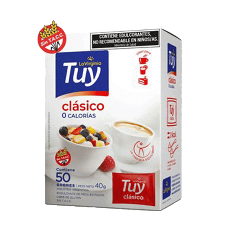 Edulcorante TUY Stevia Polvo Sobre 50u