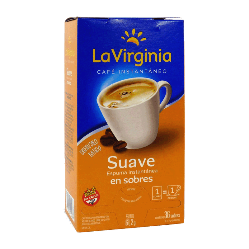 Cafe Instantaneo LA VIRGINIA Suave Sobre 36u