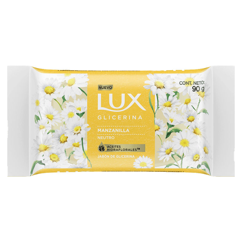 Jabon De Tocador LUX Glicerina Manzanilla 90g