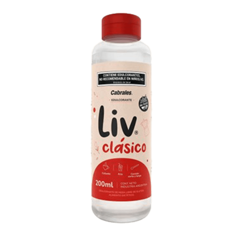 Edulcorante LIV Clasico Liquido 200ml