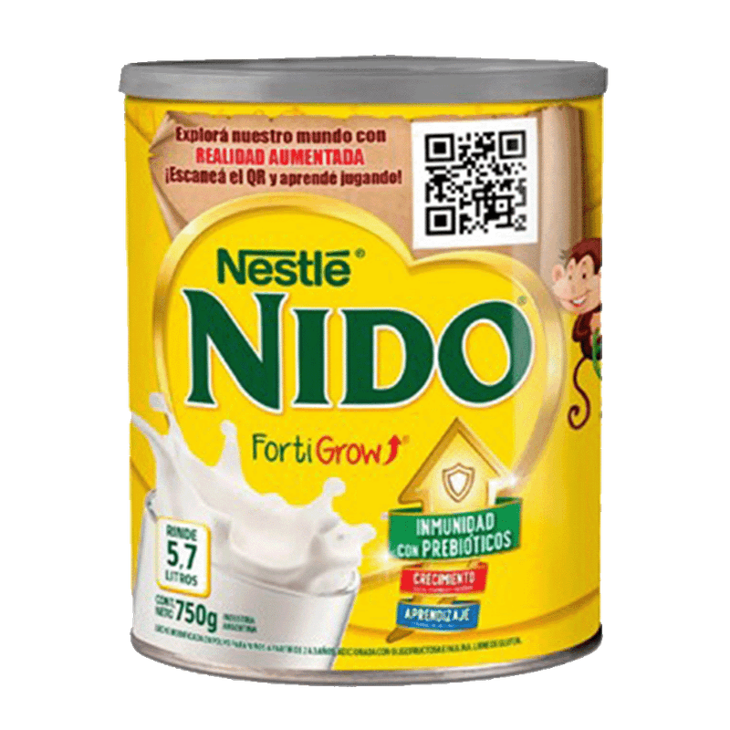 Leche NIDO Fortigrow Inmunidad Lata 750g