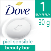 Jabon De Tocador DOVE Piel Sensible 90g