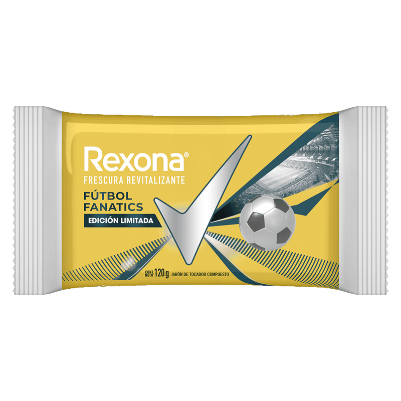 Jabon De Tocador REXONA Futbol Fanatics 120g