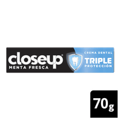 Dentifrico CLOSE UP Triple Procteccion Menta Fresca 70g