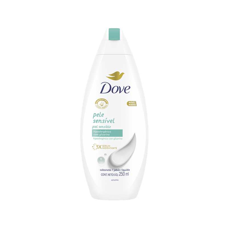Jabon Liquido DOVE Piel Sensible 250ml