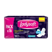 Toallas Femeninas LADYSOFT Nocturna Soft 16u