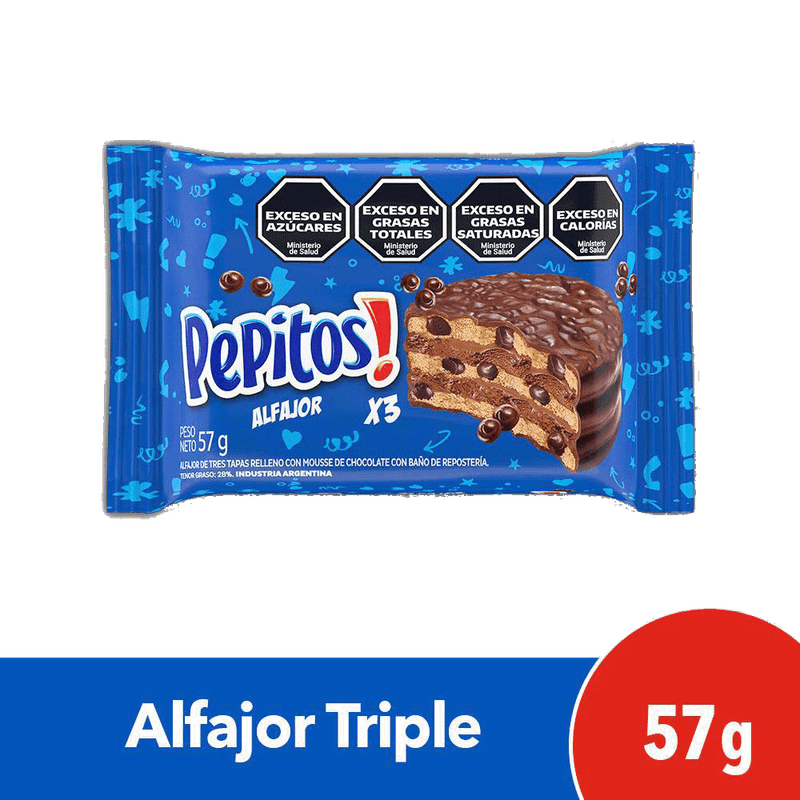 Alfajor PEPITOS Triple 57g