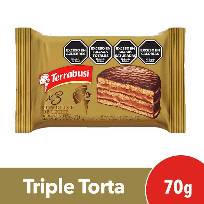 Alfajor TERRABUSI Triple 70g