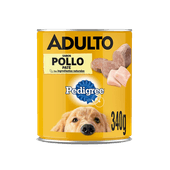 Alimento PEDIGRE Pollo Adulto Lata 340gr