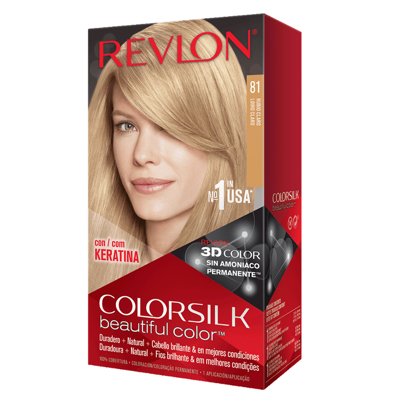 Tintura COLORSILK 81 Rubio Claro 1u