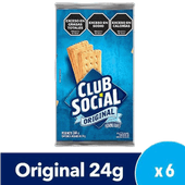 Galletitas CLUB SOCIAL Original 6u