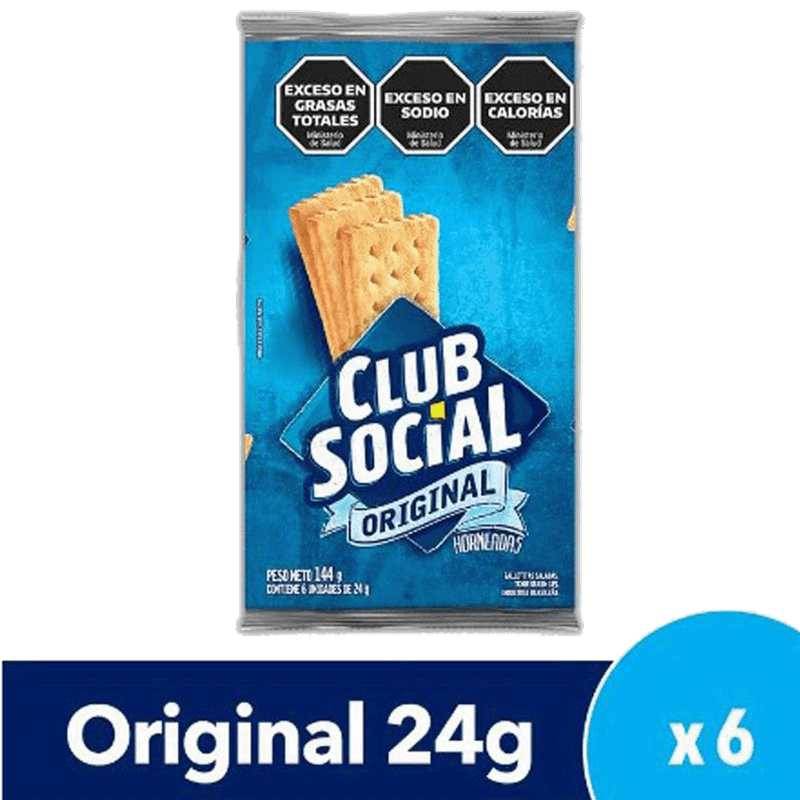 Galletitas CLUB SOCIAL Original 6u