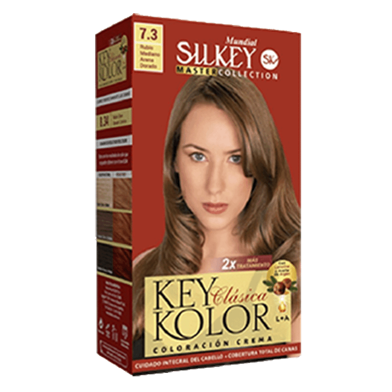Tintura KEY KOLOR Clasica 73Rubio Arena Dorada 1u