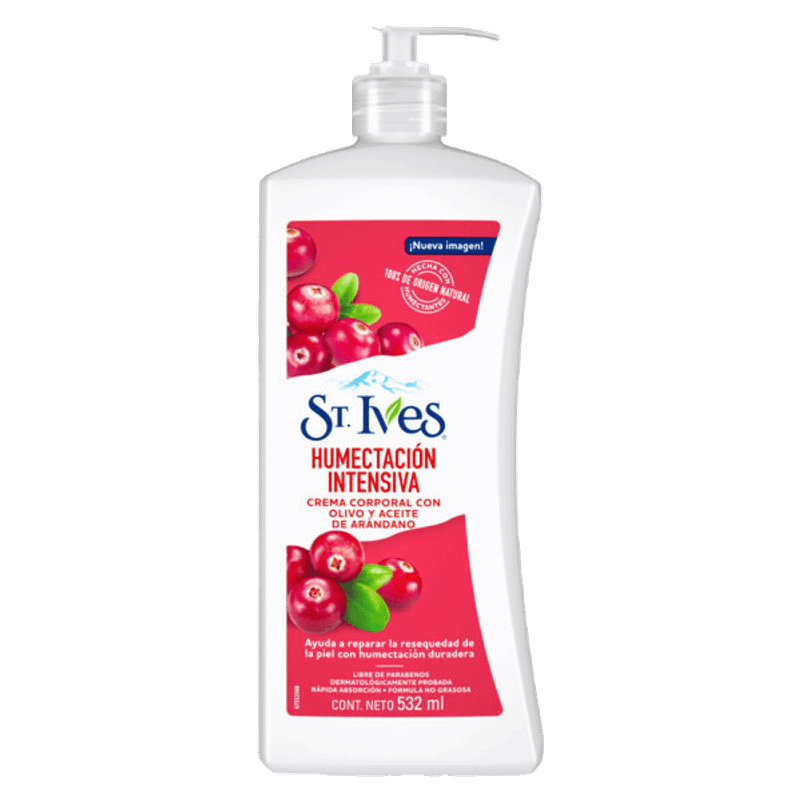 Crema ST IVES Humetacion Intensiva 532ml