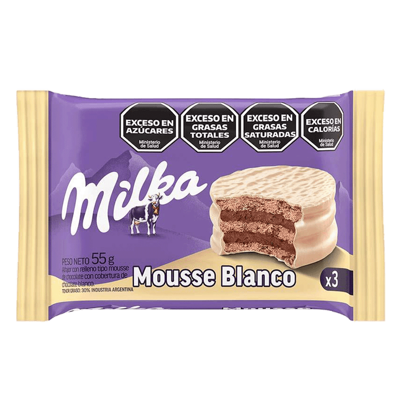 Alfajor MILKA Trimousse Blanco 55g
