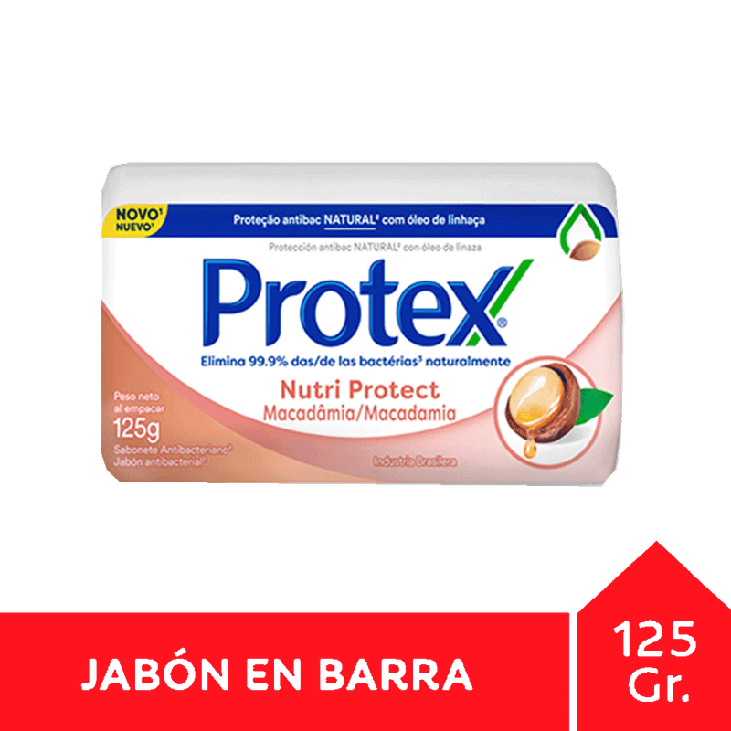 Jabón De Tocador PROTEX Nutriprotect Macadamia 125g