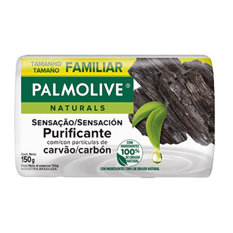 Jabón De Tocador PALMOLIVE Naturals Carbon Activado 150g