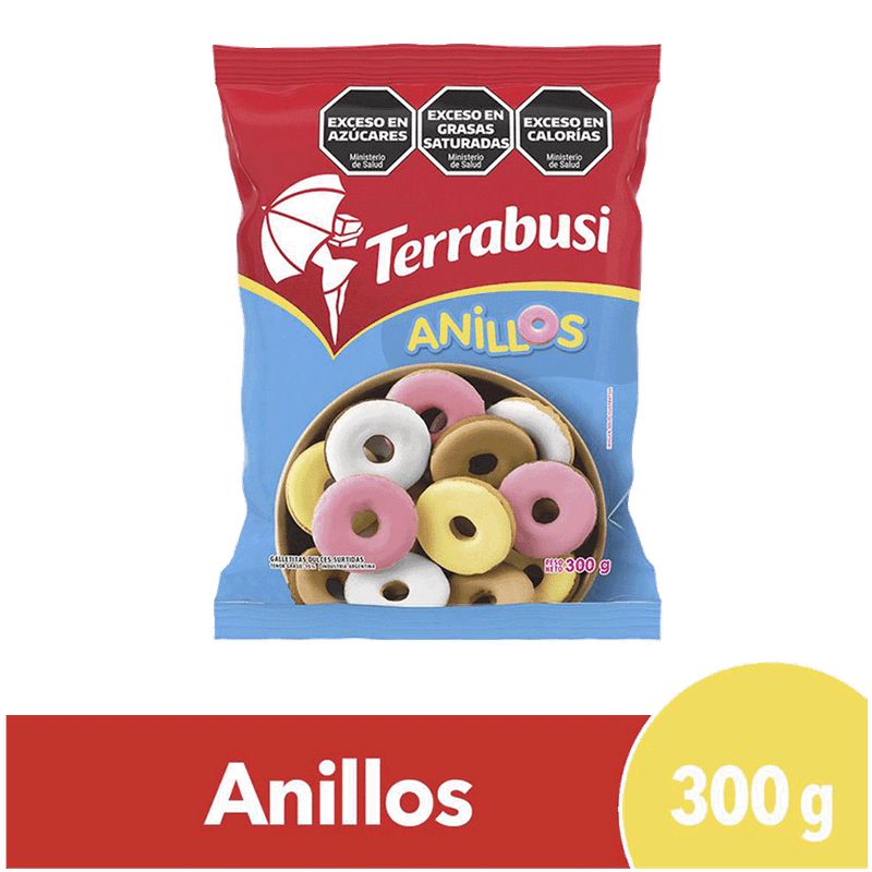 Galletitas TERRABUSI ANILLOS Surtidos 300g
