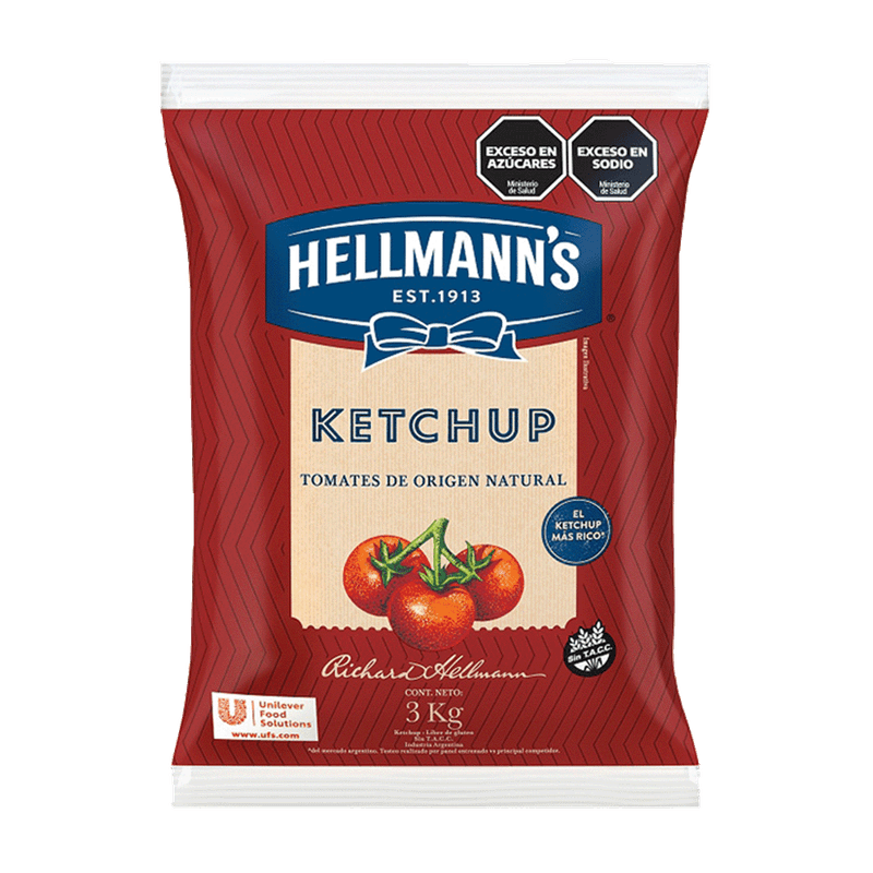 Ketchup HELLMANN S Sachet 3k