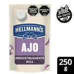 Mayonesa HELLMANN S Aderezo Ajo Doy Pack 259g