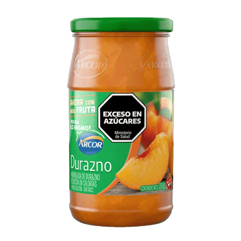 Mermelada ARCOR Light Durazno Frasco 390g