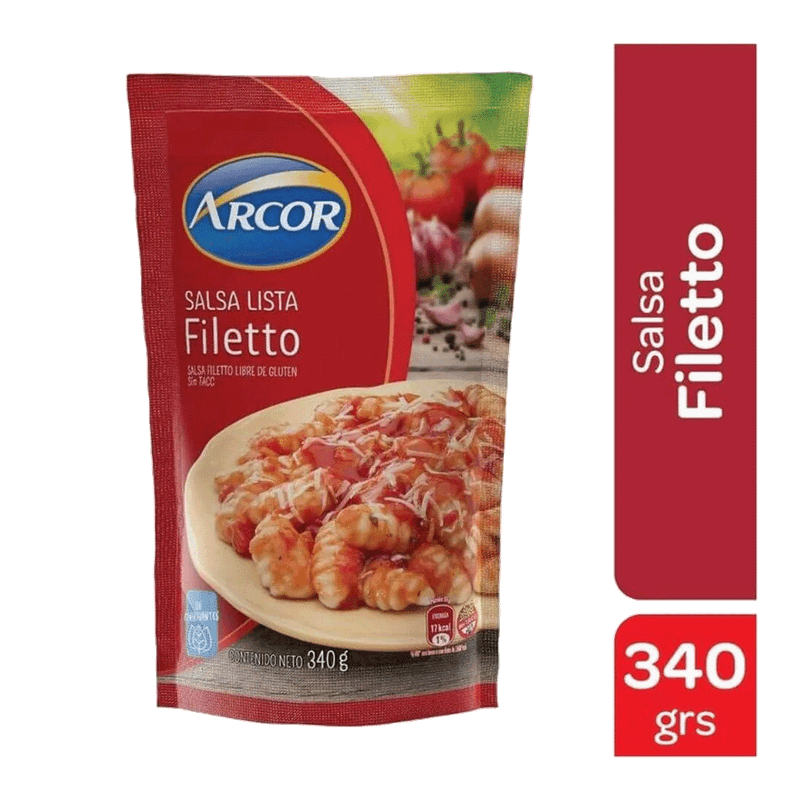Salsa ARCOR Filetto Doy Pack 340g