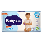 Pañales BABYSEC Ultrasoft G 40u