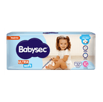 Pañales BABYSEC Ultrasoft XG 32u