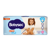 Pañales BABYSEC Ultrasoft XG 32u