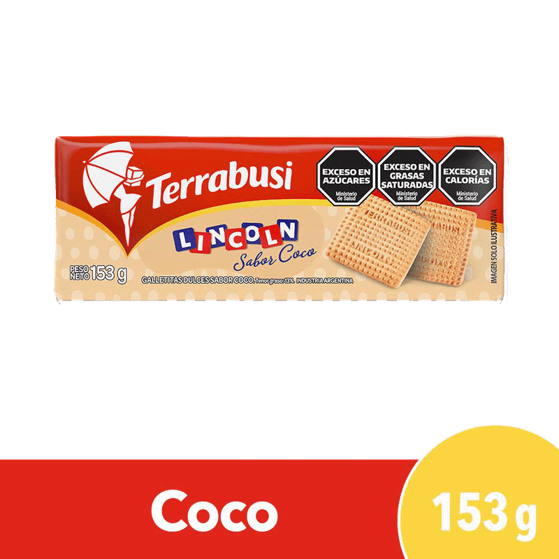Galletitas LINCOLN Coco 153g