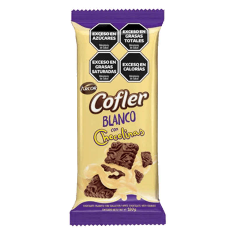 Chocolate COFLER CHOCOLINAS Blanco 100g