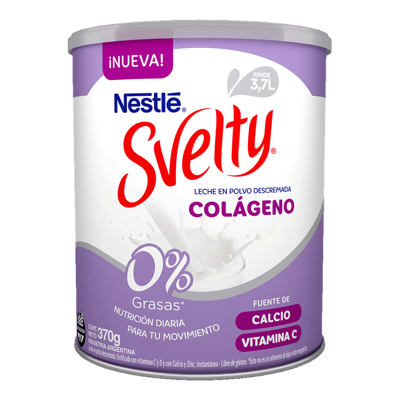 Leche SVELTY Colageno Lata 370g