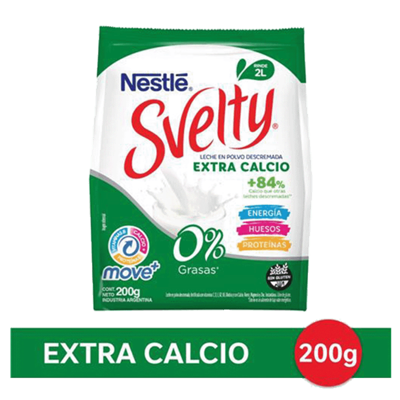 Leche SVELTY Descremada Extra Calcio 200g