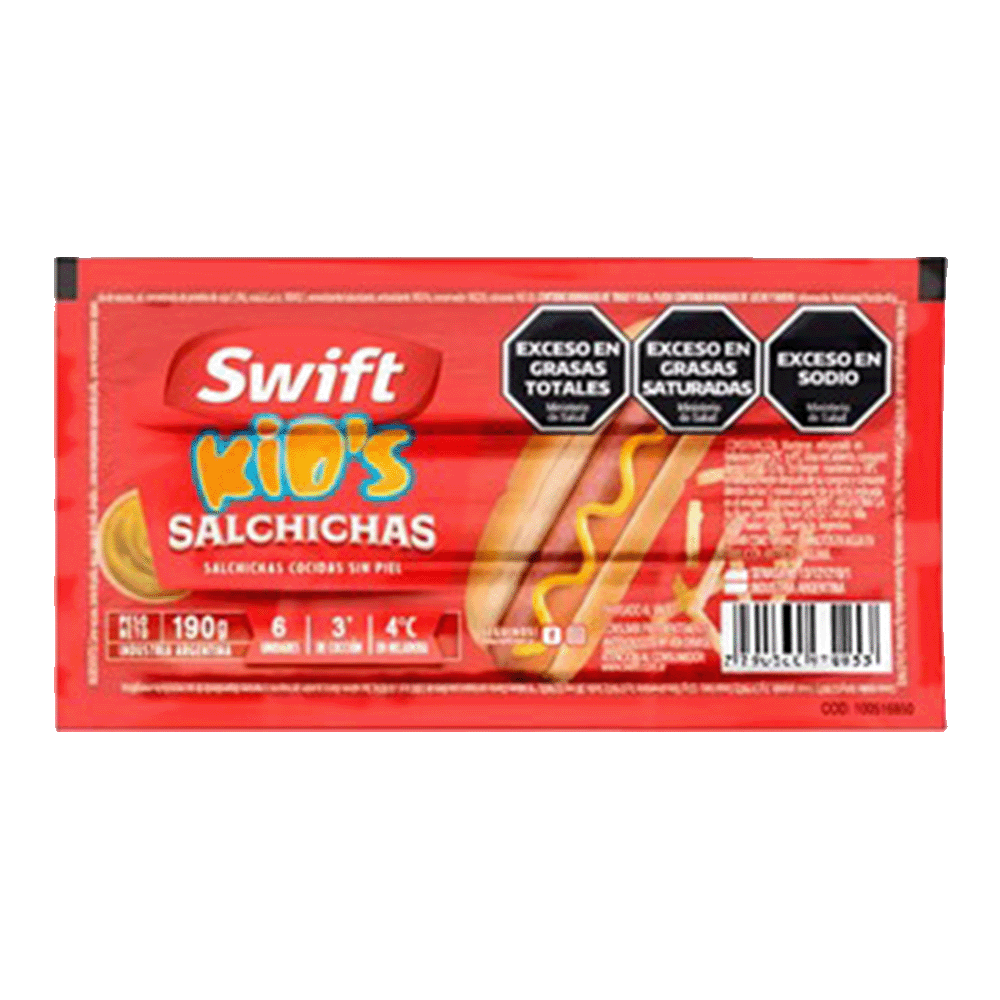 Salchichas Swift Kids x 6 Unid