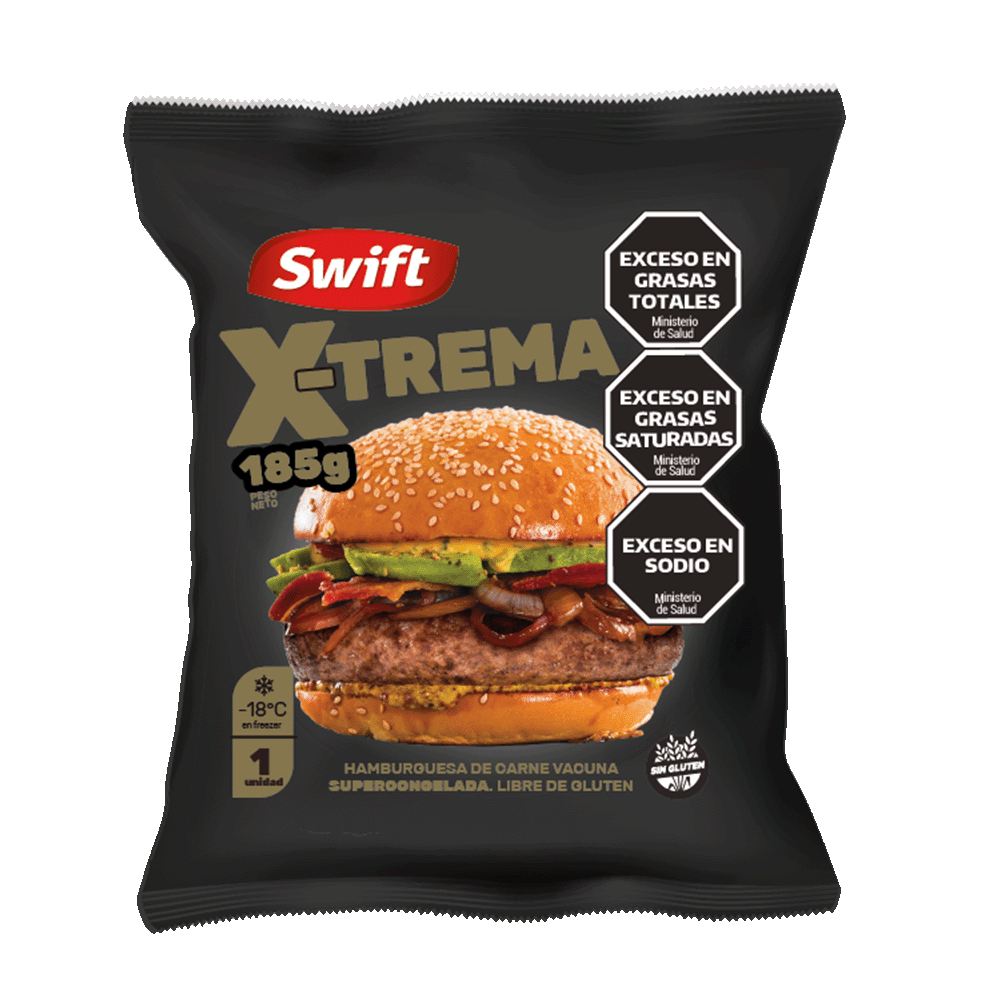 Hamburguesa Swift x-Trema x 185 gr