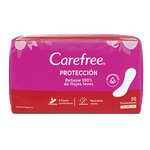 Protector Diarios CAREFREE Proteccion Original 20u