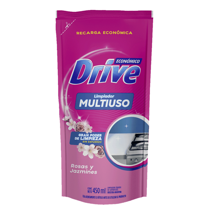 Limpiador Liquido DRIVE Multiuso Rosas y Jazmines Doy Pack 450ml