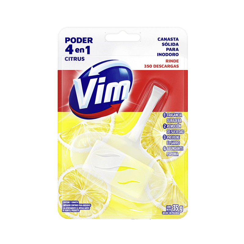 Desodorante Inodoro VIM Canasta Citrus 4En1 35g