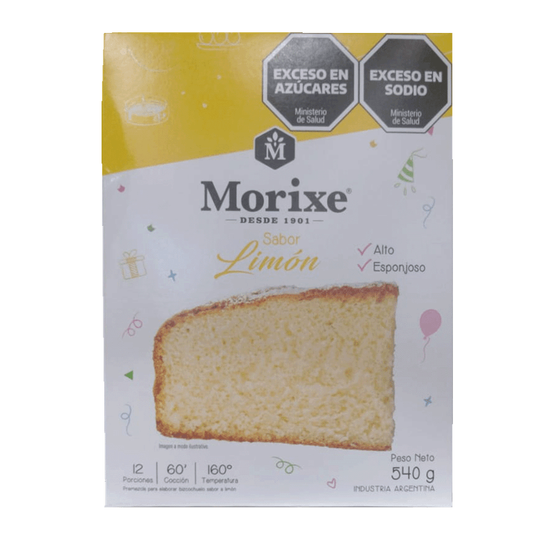 Bizcochuelo MORIXE Limon 540g