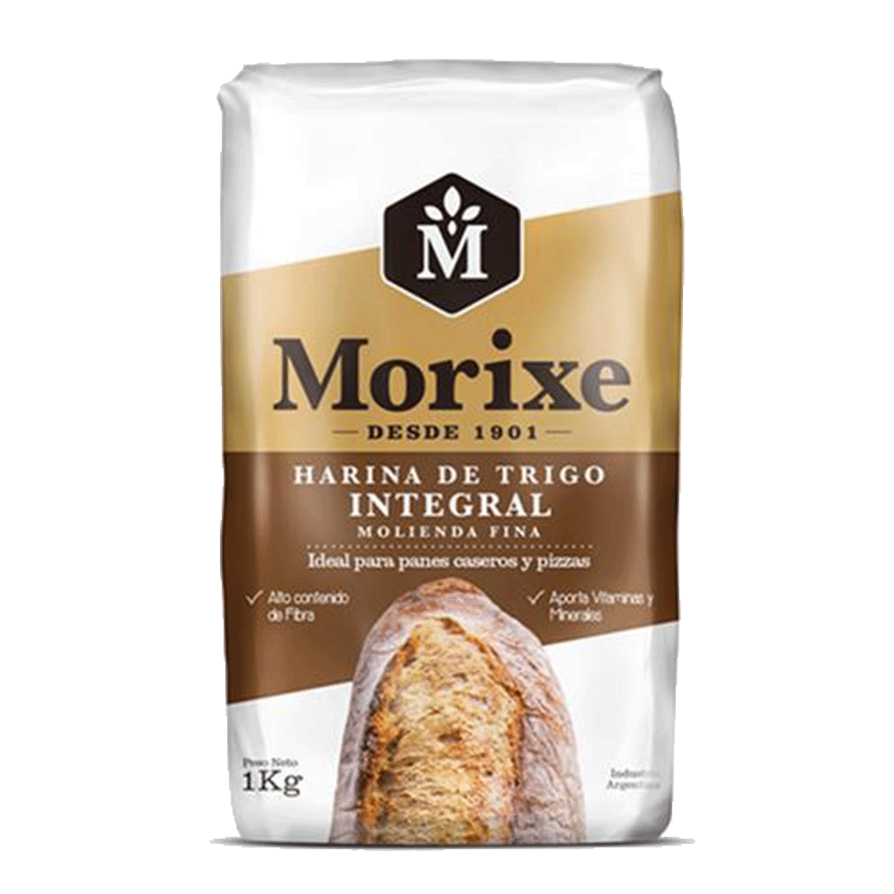 Harina de Trigo Integral Morixe 1 kg