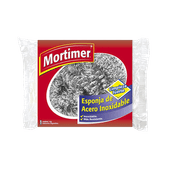 Esponja MORTIMER Plateada 1u