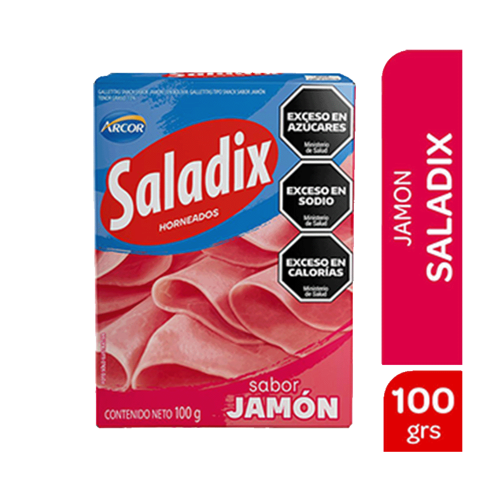 Galletitas Saladix Snacks Jamon x 100 gr