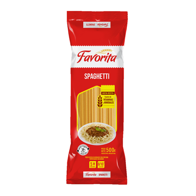 Fideos FAVORITA Spaghetti 500g