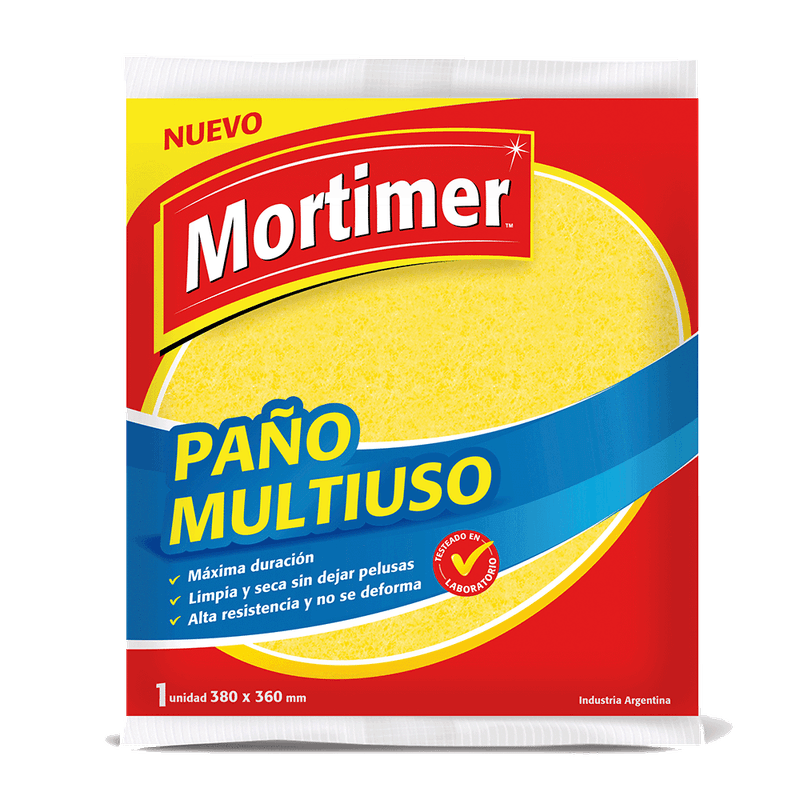 Paño MORTIMER Multiuso Amarillo 1u