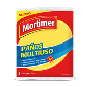 Paño MORTIMER Multiuso Amarillo 3u